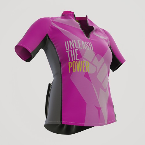 Camisa Ciclista Feminina Pink