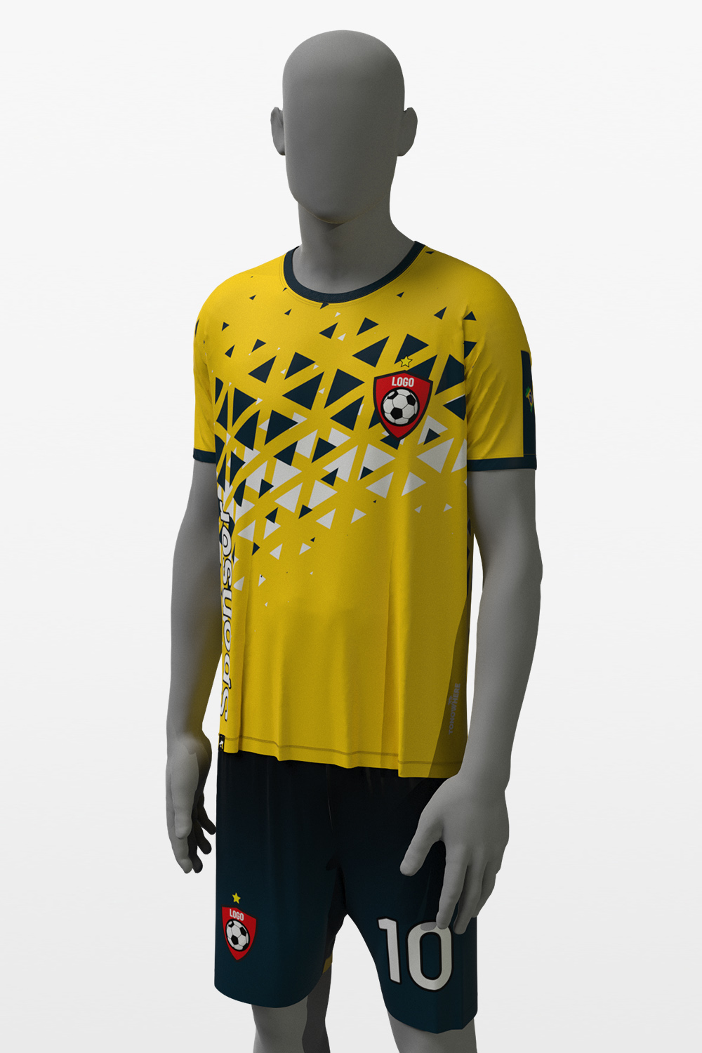 Kit Futebol Masculino Personalizado KFM001A005